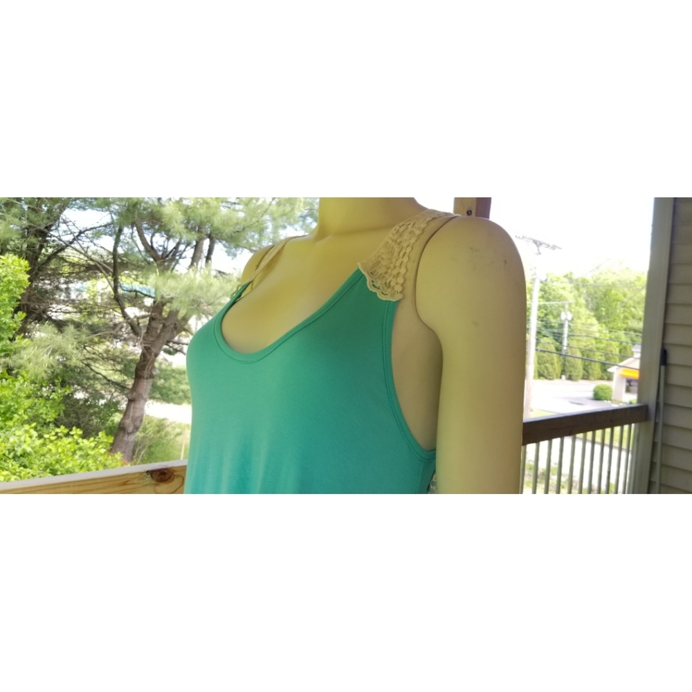 Knit Dress W/ Crochet Back Detail, Sleeveless - Picture 11 of 14